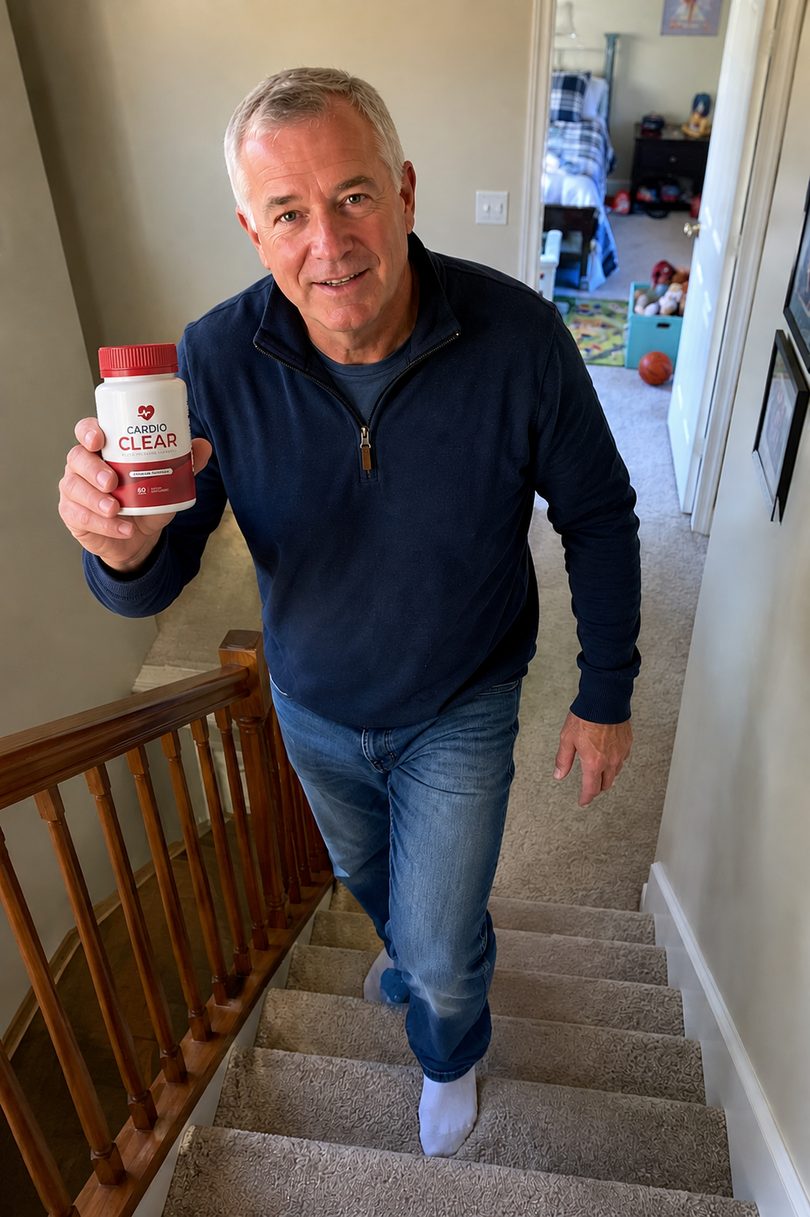 Customer holding CardioClear
